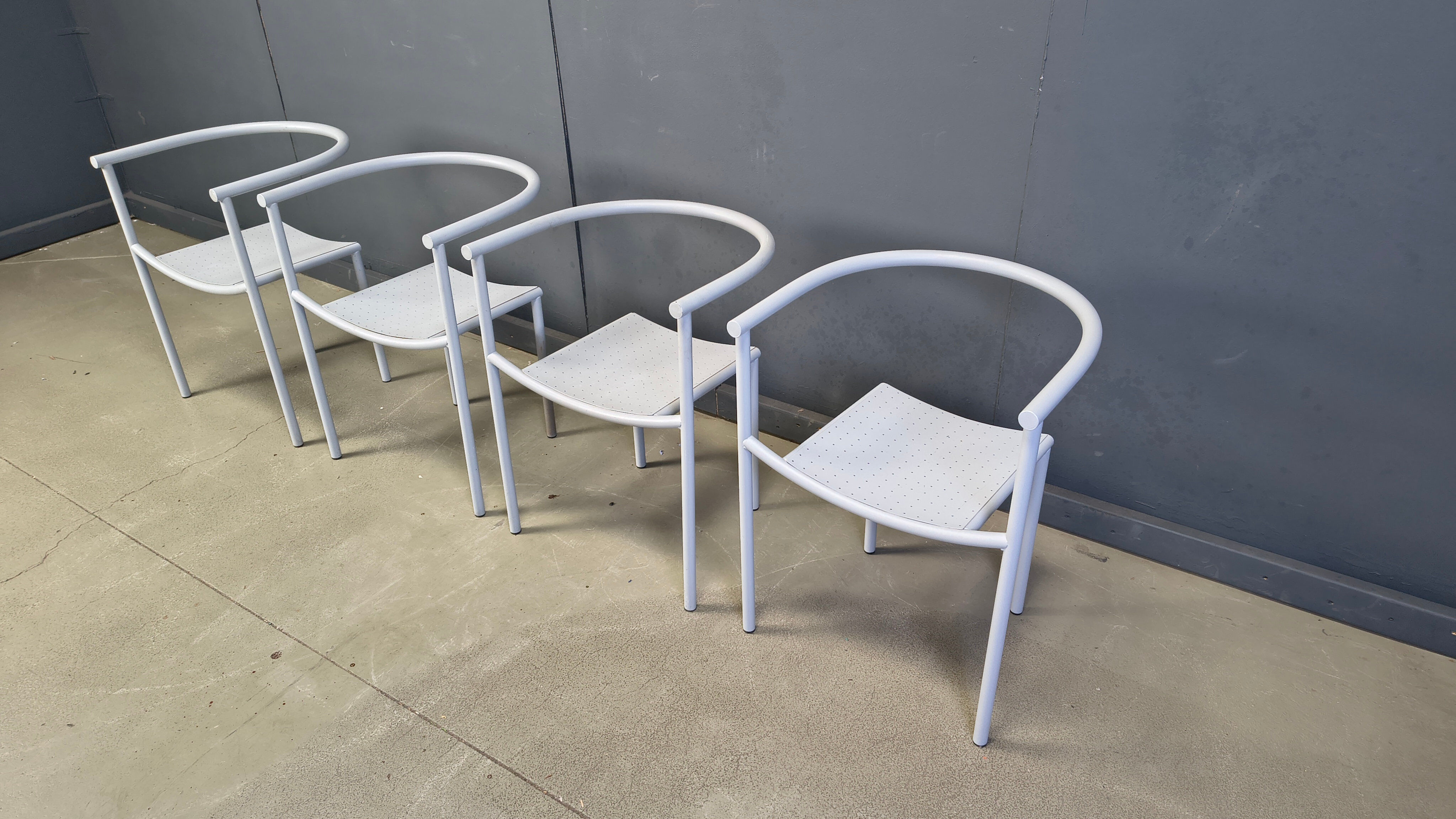 Vintage Von Vogelsang chairs by Starck for Driade, 1980s