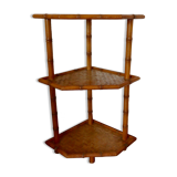 Rattan shelf