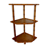 Rattan shelf