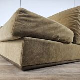 Three fabric lounge chairs 70s