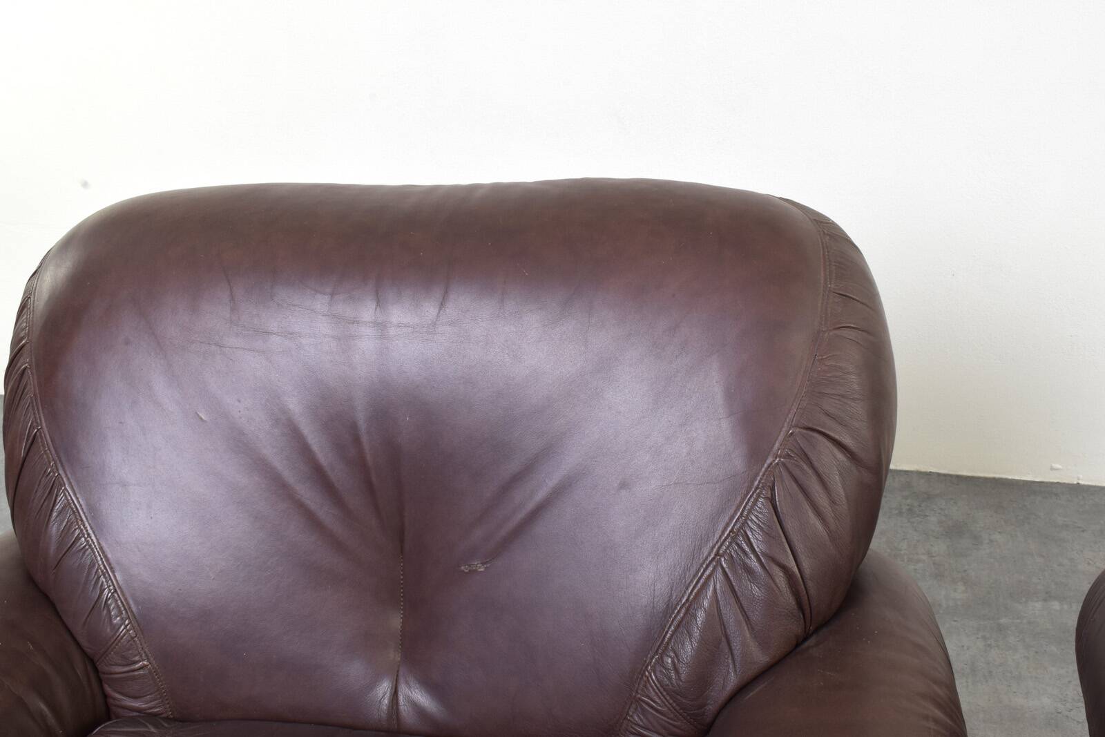 Mid-Century Italian Lounge Chairs, 1970s, Set of 2.