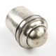 Eclectic pill box, silver-plated brass, Bronowski, Poland, 19th century