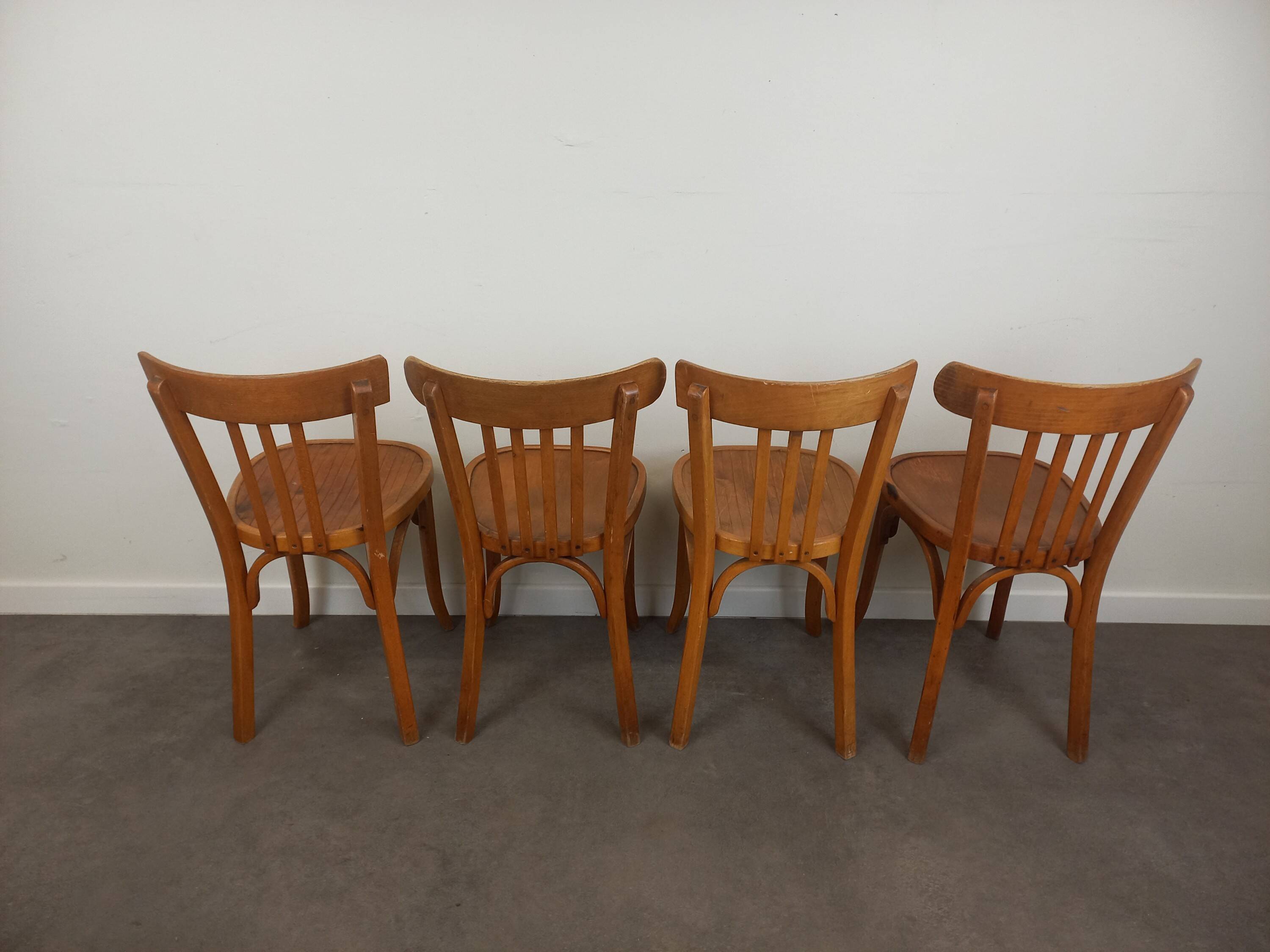 Chaises bistrot Baumann, set de 2 paire