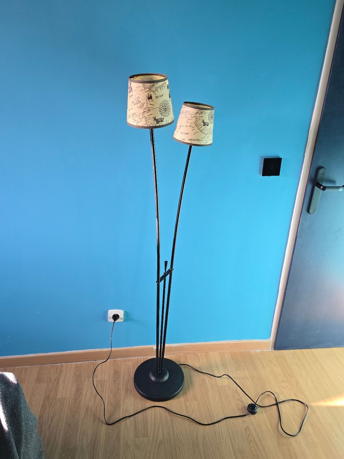 Two-light floor lamp 1950