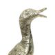 Silver-colored Duck Statue Sculpture Mauro Manetti Style 1970s