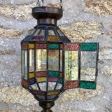 Multicolored oriental lamp