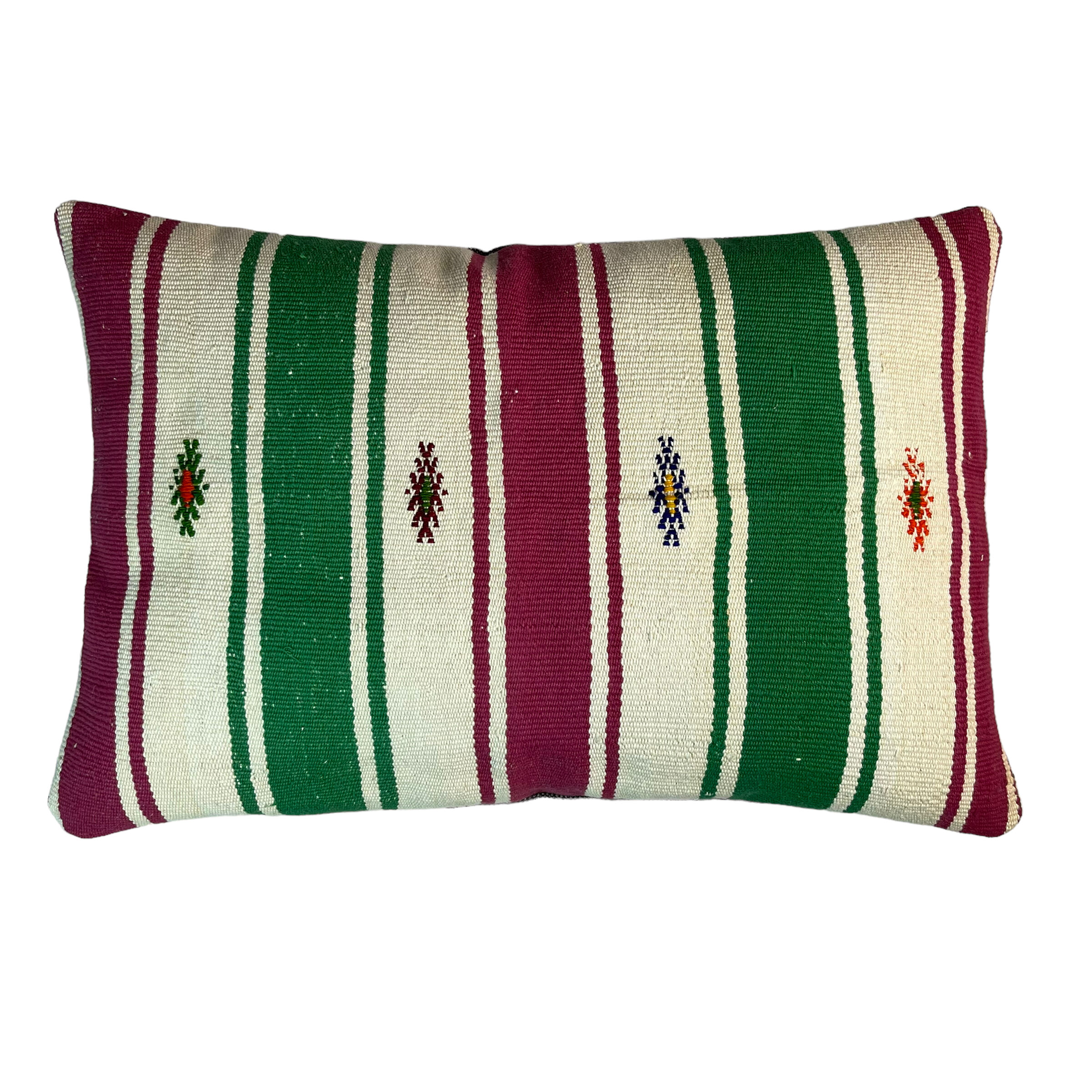 Vintage turkish kilim cushion cover , 40 x 60 cm