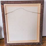 Bevelled trumeau mirror 60.5 x 51.5 cm