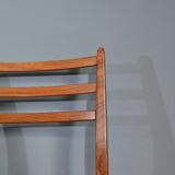 Set of 4 chairs by G Plan in teak and leatherette