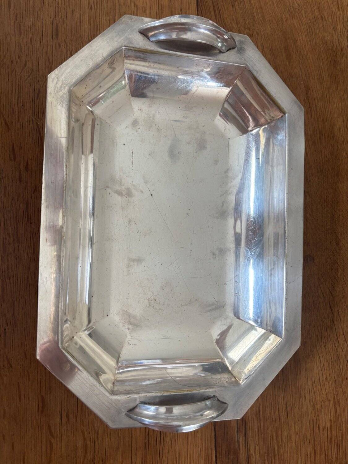 Perfect silver-plated basket
