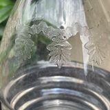 Carafe with cap - Guilloche crystal
