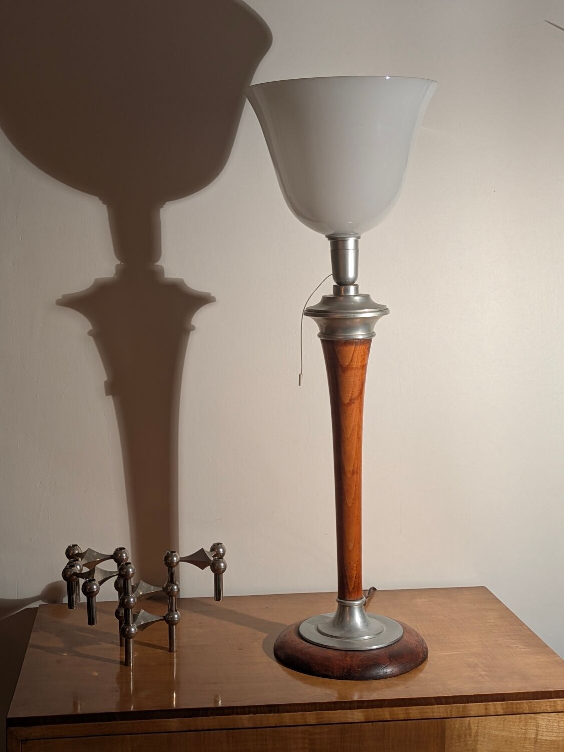 Lampe Mazda Art déco modèle original France 1940-50