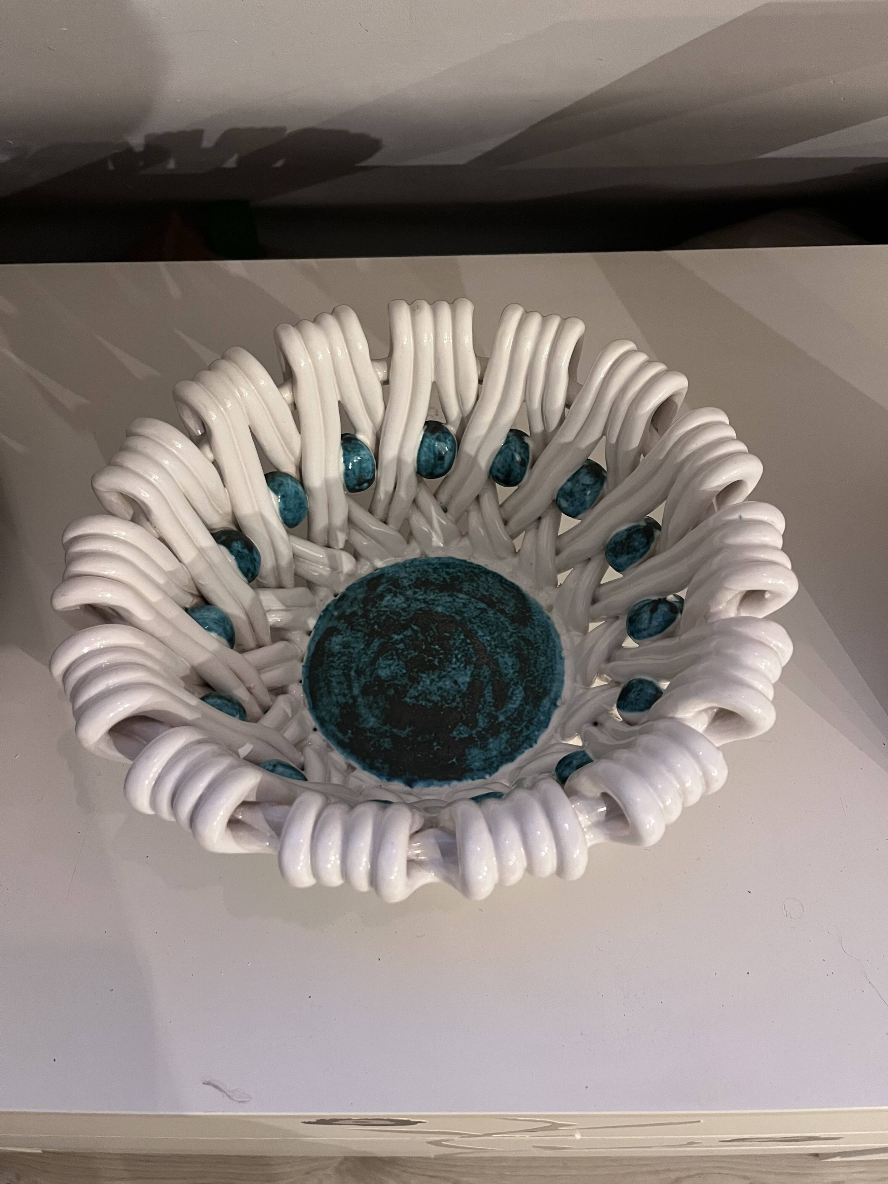 Ceramic basket Saint Radegonde