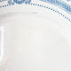 Lot of 4 blue plates "carina" U&C Sarreguemines Terre de Fer