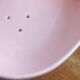 Strawberry-shaped earthenware salad bowl