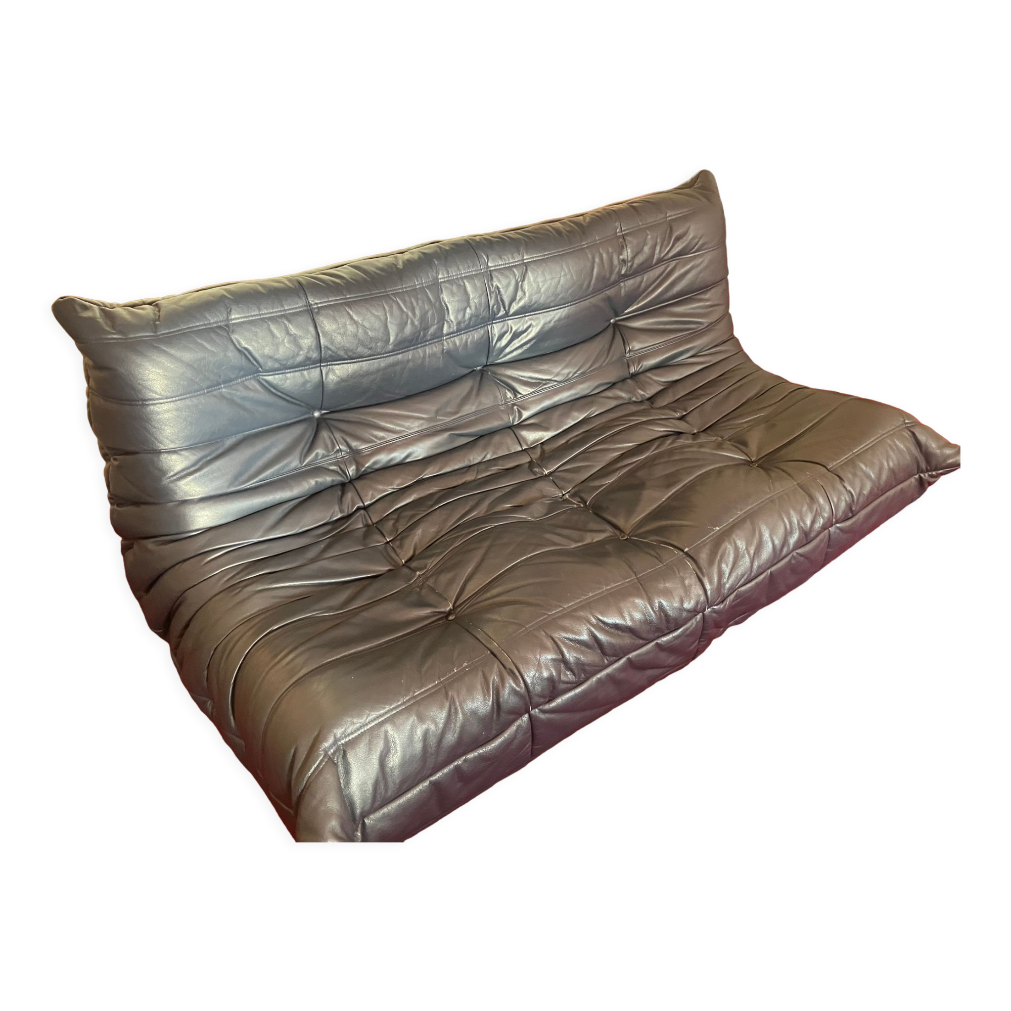 Canapé Togo (3 places) - Cuir – Homio Decor