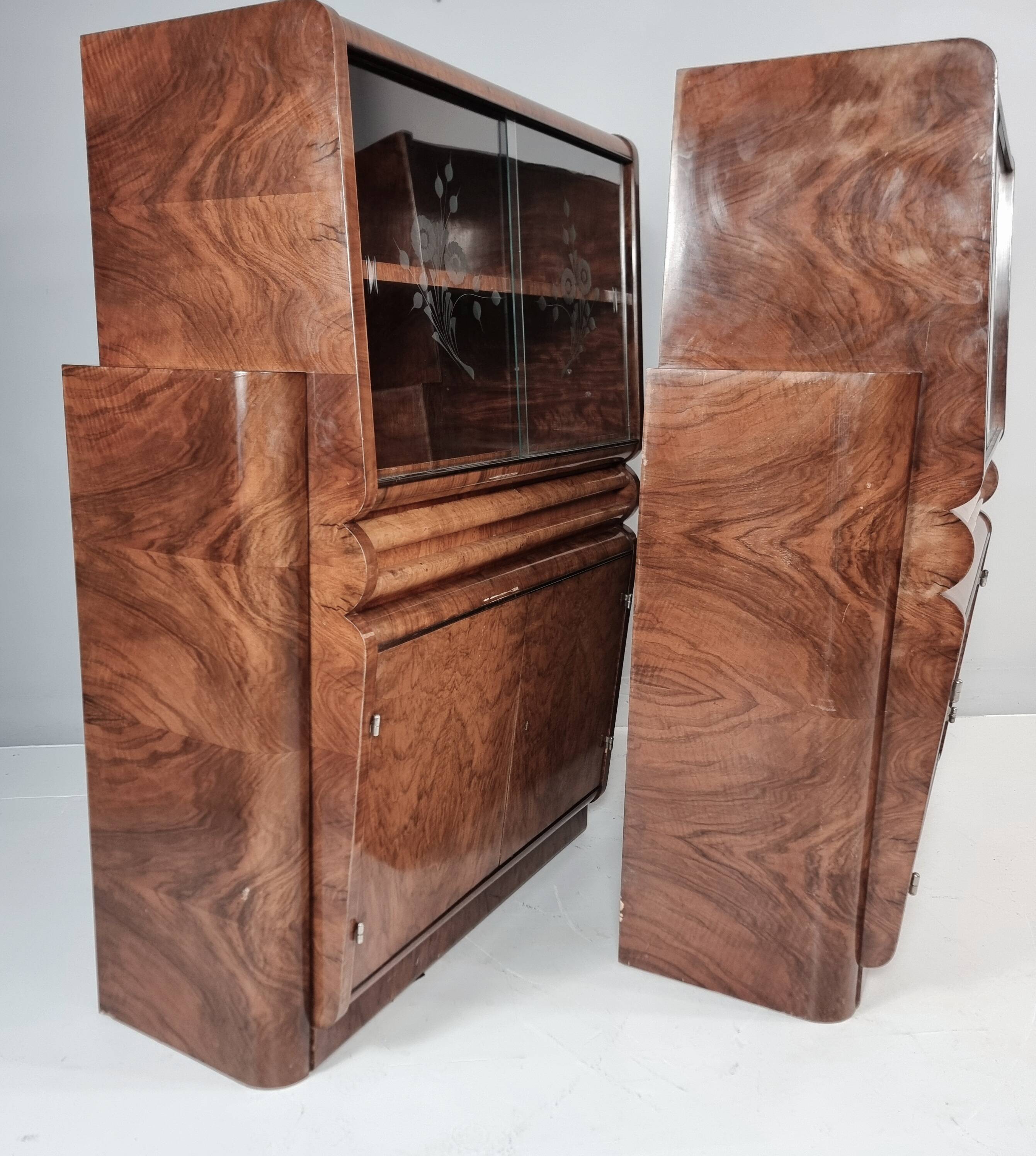 Art Deco Cabinets, 1940s