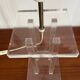 Vintage lamp by David Lange, crystal model in plexiglass.