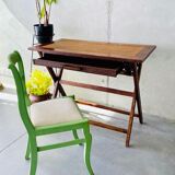 Bureau coiffeuse sur tréteau