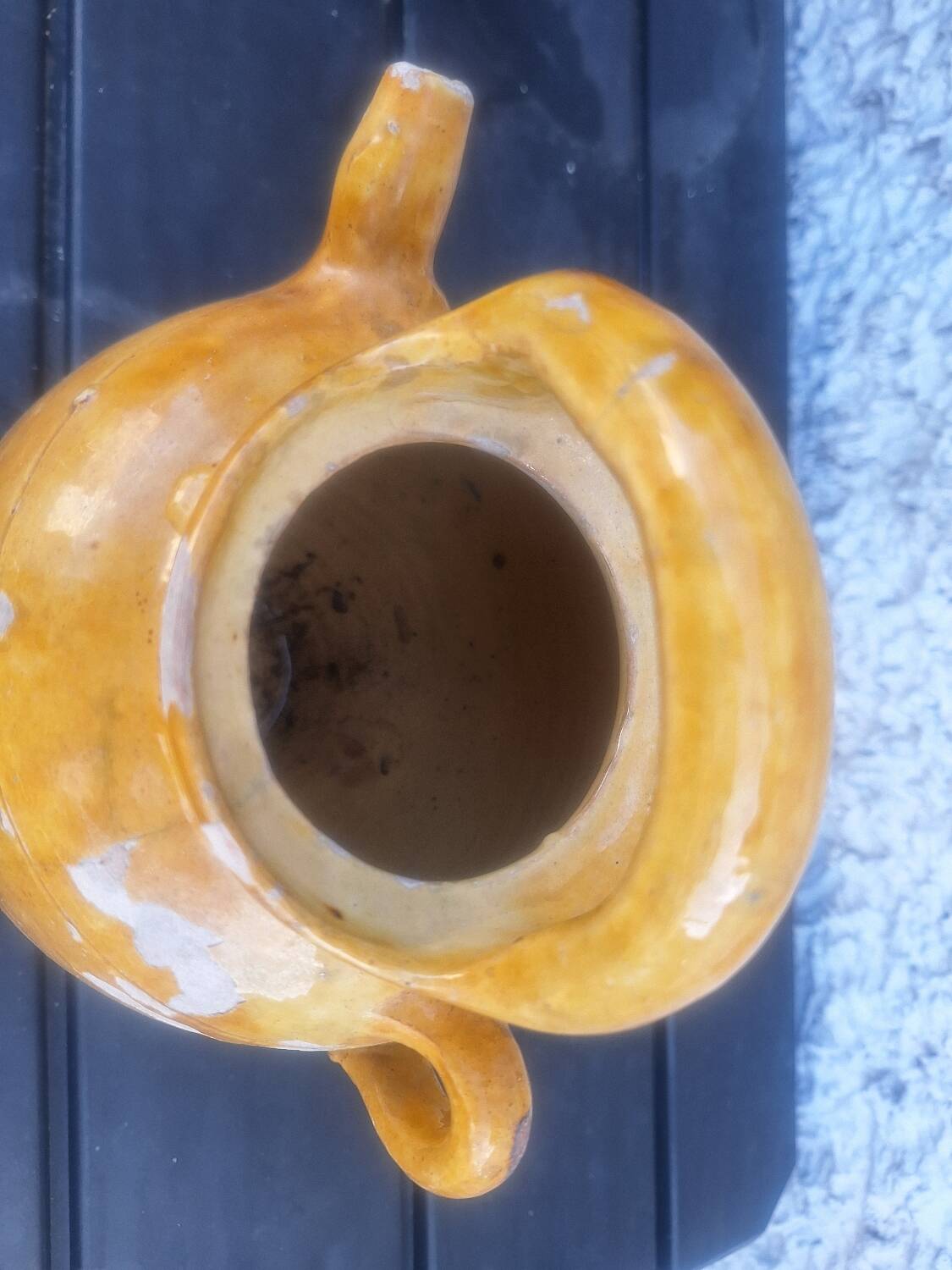 Antique Glazed Terracotta Goat