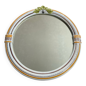Miroir rond vintage en