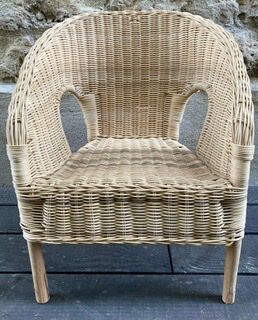 Children's rattan armchair
