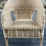 Children's rattan armchair