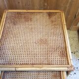 Table gigogne en rotin