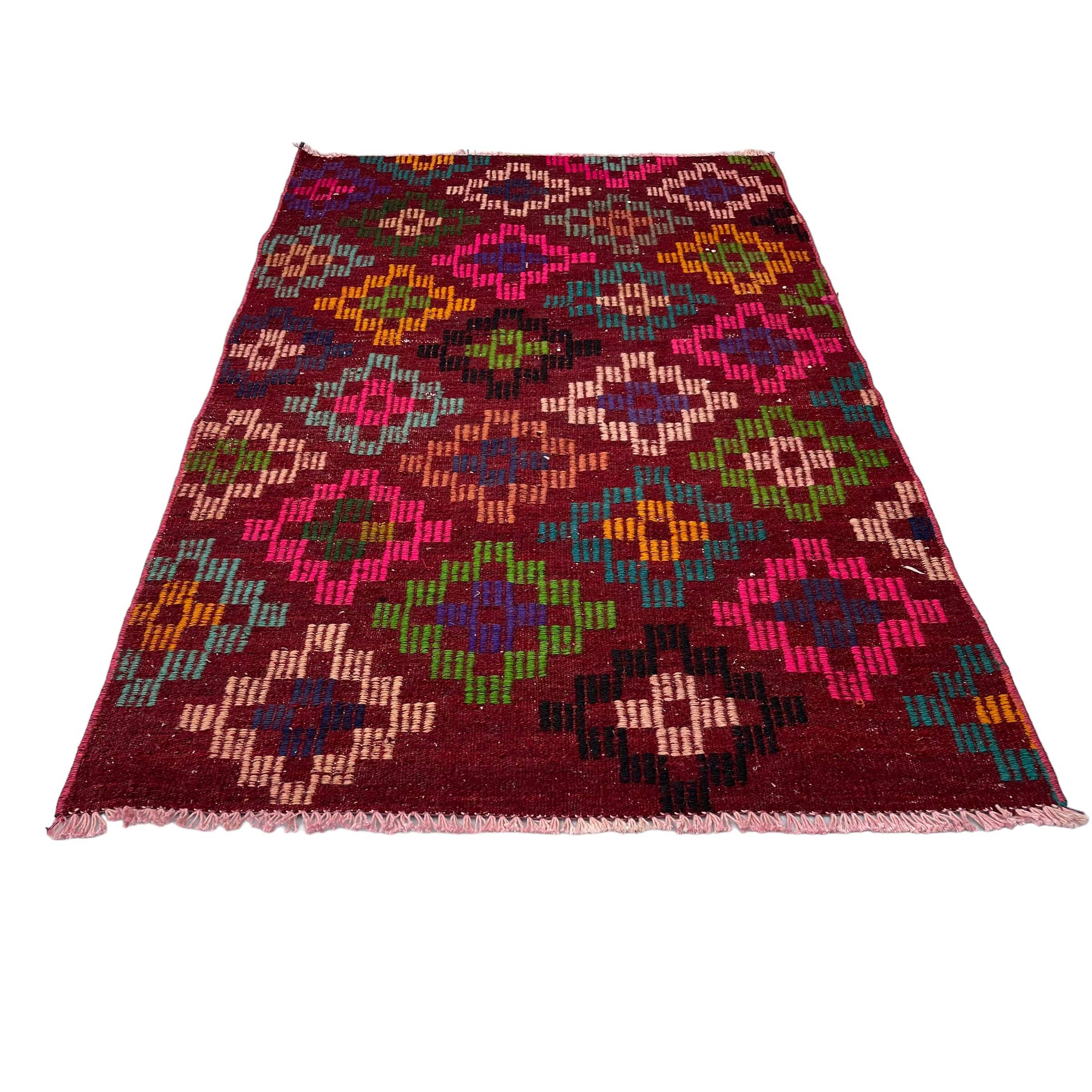 Vintage turkish kilim rug , 141 x 82 cm