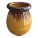 Vintage Ceramic Vase Old Biot - Honey & Chocolate Glaze - Signed