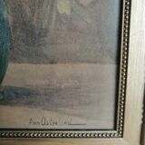 Watercolor still life bouquet of flowers