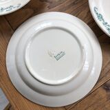 22 plates Lutece Longchamps