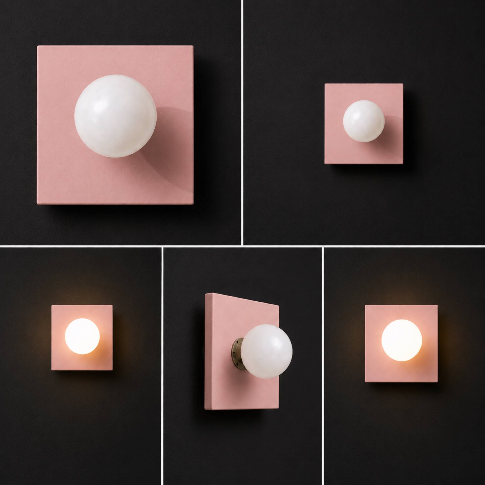 Wall light cement tile