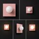 Wall light cement tile