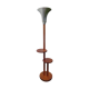 Lampadaire art déco acajou