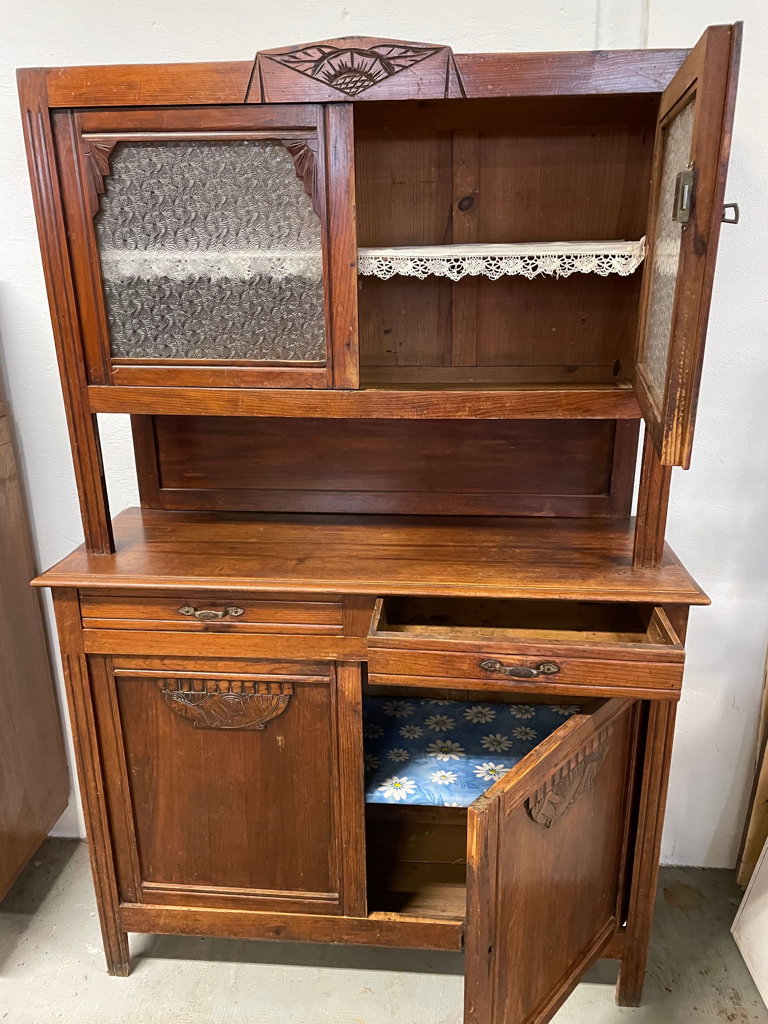 Old art deco kitchen furniture buffet