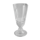 Old wormwood glass in molded glass, in thick glass