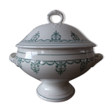 Old soup bowl with its lid
