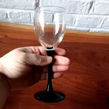 6 glasses 15 cl Pied Noir Vintage France 1980 Luminarc domino