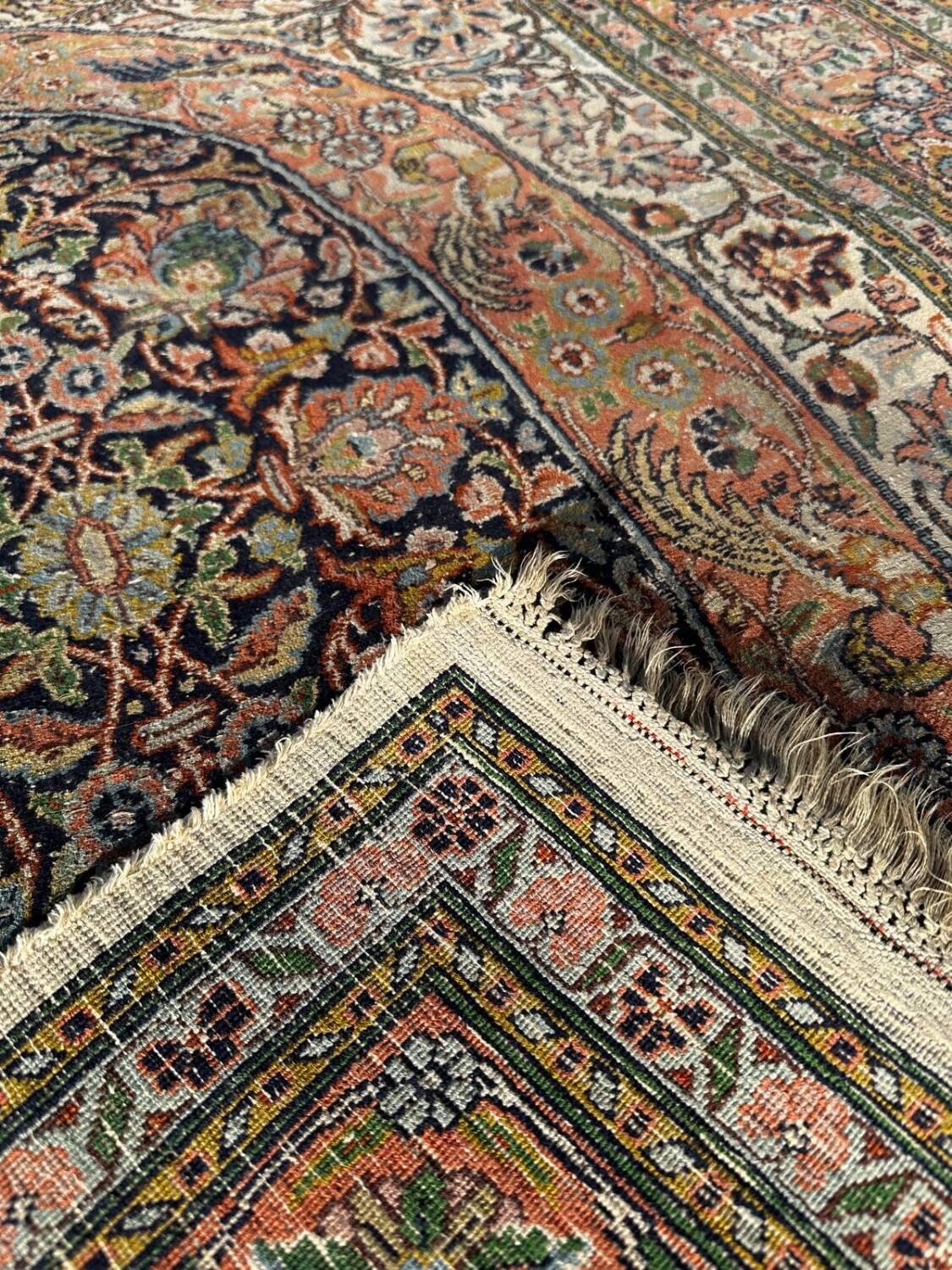 Persian silk rug