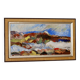 Oil painting on Swedish panel from the mid-century "Mountain Pattern" by H Öman.