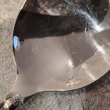 Silver-plated consommé spoon by Christofle Malmaison silversmiths, 16.1cm