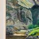 Oil painting on canvas "Cliff and River" No. 44