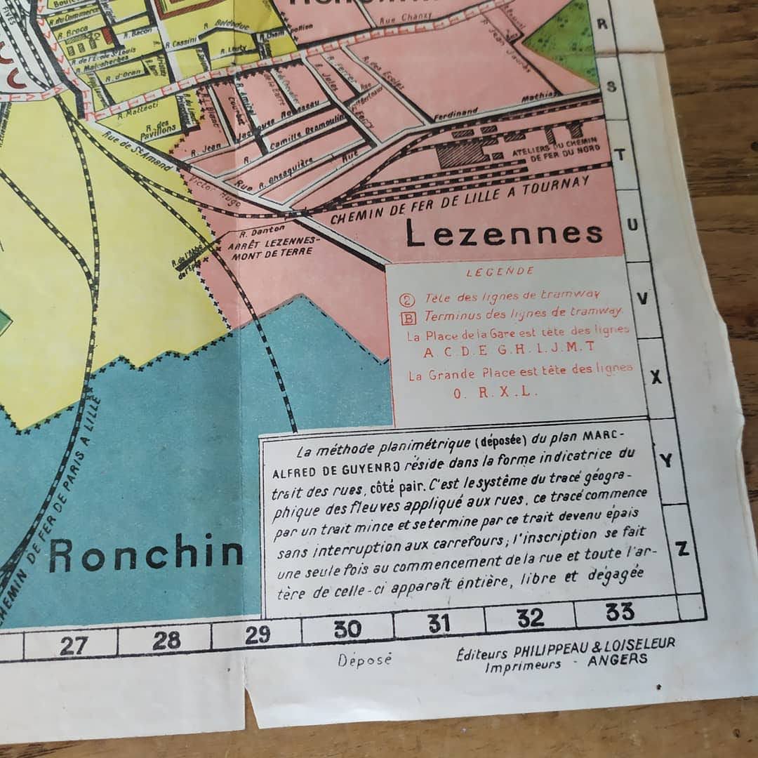 Vintage poster of the city of Lille