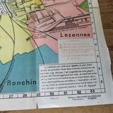 Vintage poster of the city of Lille