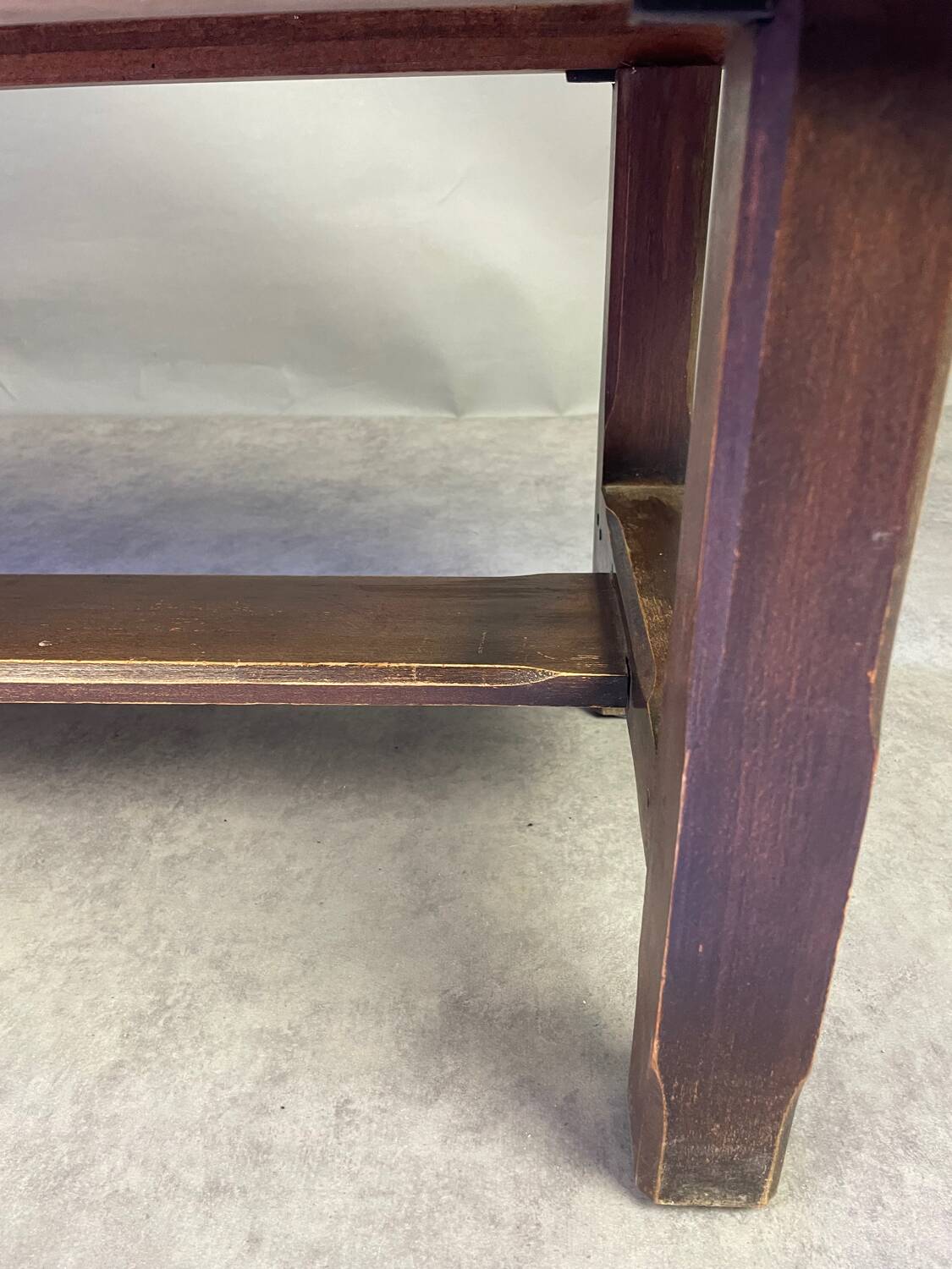 Wooden and ceramic coffee table