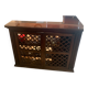 Vintage corner bar with fridge, corner unit/sink