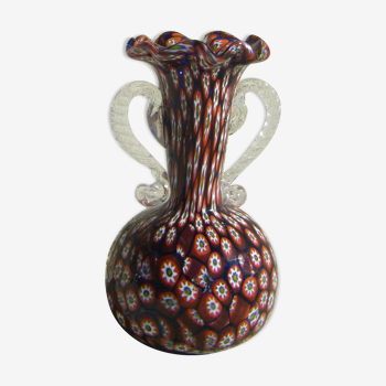Small vase Murano millefiori