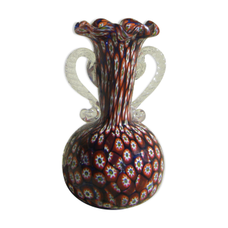 Small vase Murano millefiori