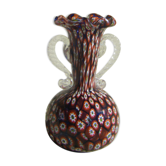 Vase Murano millefiori